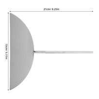 13Cm Stainless Steel Crepe Spreader Pancake Turner Spatula Wide Metal Egg Flipper for Griddle Baking Smooth Flipping No Tear