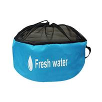 RVs Motorhome Hose Fuel Storage Bag Outdoor Drawstring Mesh Pouch Camping Sundries Cargo Folding Organizer Yellow mėlyna