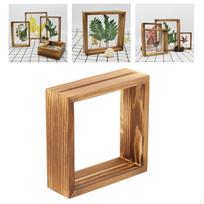 Pasidaryk pats meno kūrinių vitrina džiovintiems augalams, nuotraukoms su dvigubu stiklu 4inch 11.4x11.4cm