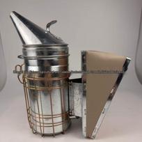 Stainless Steel Bee Smoker with Leather Bellows