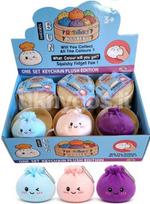 Antistresinis žaislas – pakabukas SQUISHY BUN „Plush Dumpling“, 8,5 cm, 1 vnt.