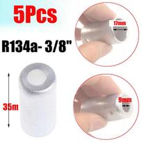 R134A/R12 Aluminum Crimp Ferrule For Auto A/C Air Conditioning Standard/Reduced Barrier Refrigerant Hose Sleeves 5pcs/pack