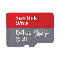 SanDisk 64GB MicroSD A1 U1 C10 Memory Card