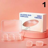 6 Pcs Silicone Ear Plugs Reusable Earplugs For Sleeping Swimming Traveling Working Studying Noise Reduction Flexible Ear Plugs