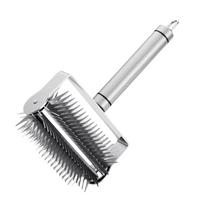 Effort-saving Pizza Roller Puncher Efficient Berry Crusher Creative Biscuits Needle Puncher  Dough SUS Handle