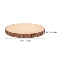2Pcs Garden Wooden Stepping Stones Durable Outdoor Reusable Pathway Stones for Walkways Landscaping and Patio Use