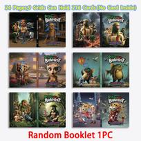 Italian Brainrot Collection Cards Book Tung Tung Tung Sahur Trading Card Box Set Card with Booklet Album Game Toy Gift Not Cards gray