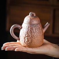 Retro Japanese Style Pot Teapot Kung Fu Coarse pottery Tea Making Device Tea Infuser Tea Kettle Chinese Small Teapot