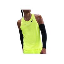 Nike Aeroswift Dri-Fit Adv Round Neck Sleeveless Running Vest Men tops Fluorescent-Yellow FN4231-702 S