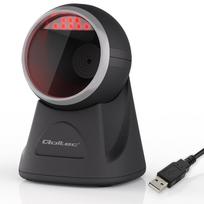 Qoltec 50879 Stacionarus brūkšninių kodų skaitytuvas ir QR kodo skaitytuvas | 1D 2D | USB