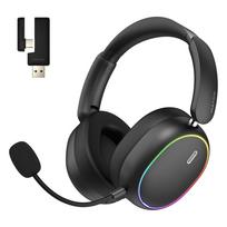HATOR Phoenix 2 Wireless Laisvų rankų įranga Vielinis ir Bevielis Su lankeliu Žaidimams USB Type-C / USB Type-A Bluetooth Juoda