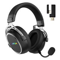 HATOR Hypergang 3 Wireless Laisvų rankų įranga Bevielis Su lankeliu Žaidimams USB Type-C / USB Type-A Bluetooth Juoda
