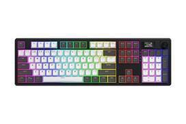 HATOR Skyfall Pro Wireless 100 klaviatūra Žaidimams USB + RF Wireless + Bluetooth QWERTY Anglų (JAV) Juoda, Pilka