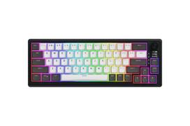 HATOR Skyfall Pro Wireless 65 klaviatūra Žaidimams USB + RF Wireless + Bluetooth QWERTY Anglų (JAV) Juoda, Pilka