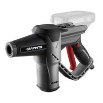 Graphite 58G083 slėginis plautuvas Kompaktiškos Baterija 170 l/h Pilka