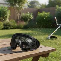 Mesh Goggles Dustproof Garden Glasses AntiFog for Gardeners, Landscapers, Yard gray