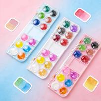 Children's Watercolor Paints Set: 12 or 18 Colors for Art, Doodling, and Sketching One Box