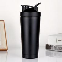 Stainless Steel Protein Shaker Bottle Stainless Steel Sports Water Bottle Shaker Cup Leak Proof 500ml juoda