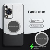 For Huawei P60 P50 P40 P30 Pro Case Luxury PU leather Skin With Magnetic Protective Back Cover Case For Huawei P60 P50pro shell For P30 juoda balta spalva