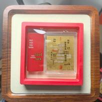 24K Gold Lucky Cat & Snake Wealth Sticker Gift Set