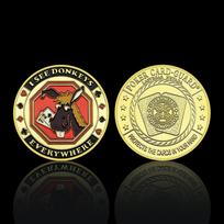 Poker chips, gold-plated commemorative coins, smiling faces, Las Vegas lucky medals, badges, children's gifts