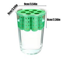 Hydroponic Green Onion Planter Soil Free Growing Box Green Onion Planter 7-hole hydroponic flower pot Hydrogenated seedling tray