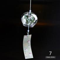 1vnt vėjo varpelis Japan Wind Chimes rankų darbo stiklo furin namų biuro dekorai