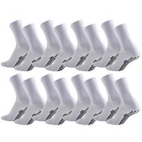 8Pairs Grip Socks for Men Women Football Basketball Baseball Rugby Soccer Cycling Running Hiking Tennis Skateboard and Athletic EU37-45 US7-10