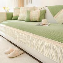 French Cream Style Sofa Cushion Four Seasons Universal Non-Slip Cushion Leather Sofa All-Inclusive Integrated 70-70cm