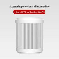 Desktop Air Purifier with Activated Carbon & Negative Ion Deodorizer gray