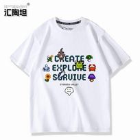 Kawaii Print Game Stardew Valley Series Tshirt Cotton Summer Tops for Unisex Women Short Sleeve Tee Unisexs Tshirt Women Clothes S
