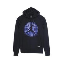Air Jordan 11 Fleece Hoodie 'Black Purple' Men's 823715-010 XXL