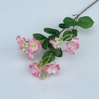 3-Forked Design Jasmine Silk Flowers 60cm Length DIY Decoration Simulated Flower Artificial Jasmine Bouquet