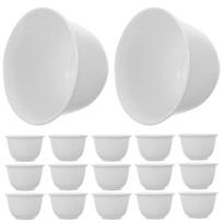 48 vnt. Kinų tradicinis arbatos puodelių rinkinys, sustiprintas arbatos dubenėlis skirtingų arbatų ragavimui, 60 ml, elegantiškas retro arbatos patiekimo dubenėlis other white