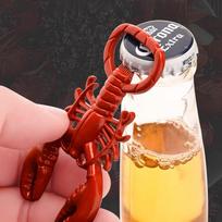 Lobster Corkscrew Bottle Opener Portable Metal Wine Beer Opening Kitchen Tools Accessories Waiter Friends Bar Party Supplies raudona