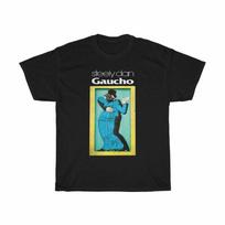 Vintage Steely Dan Rock Band Gaucho Black Tee Unisex T-Shirt S