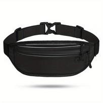 „Fanny Pack“ vyrams Moterų juosmens krepšio komplektas, diržinis krepšys kelionėms vaikščioti, bėgioti, žygiuoti, dviračiu, lengvai nešiotis bet kokį telefoną juoda