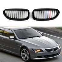 M-Color Blizgus Juodas BMW E63 E64 LCI M6 Kabrioletas kupė 630 635 Grotelės