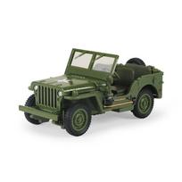 1/43 Taktinis karinis modelis Senasis Antrojo pasaulinio karo Willis GP DŽIPAS Karinės transporto priemonės Lydinio automobilio modelis Vaikams Žaislai Dovana Kolekcija žalia