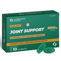 Carbamide Forte Joint Support Supplement with Glucosamine Chondroitin MSM Vitamins 3900mg 10 Tablets
