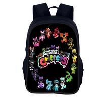 Nightmare Critters Cartoon Backpack School Student Bags 40cm/15.7inch Zipper Book Bags Animated Mochila Children's Birthday Gift