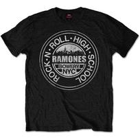 Ramones marškinėliai: Rokenrolo vidurinė mokykla, Bowery, Niujorkas OFICIALUS NAUJAS XL