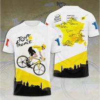 Tour De France 2025 Lenktynių 3D Spausdinimo Marškinėliai 2025 Vasaros Vyriški Moteriški Greitai Džiūstantys Trumpomis Rankovėmis Marškinėliai Lauko Atsitiktiniai Viršutiniai Drabužiai XXS