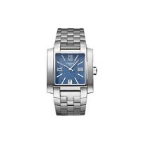 Tissot Kvarcinis Mechanizmas 30M Atsparus Vandeniui Laikrodis Mėlynas Ciferblatas Nerūdijančio Plieno Korpusas Nerūdijančio Plieno Apyrankė Vyriški laikrodžiai Sidabrinis T60.1.581.43 Regular Watch Box,Blue