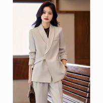 Women's Autumn Plus Size Loose Wide-Leg Pants Two-Piece Suit 5XL (recommended 98-110 kg)