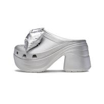 (MOTERŲ) Crocs Siren Metallic Bow Medžiaginiai klumpiai 'Sidabriniai' Moteriški 210050-0P1 EU 38-39