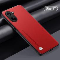 Case For OnePlus Nord CE5 Luxury PU Leather TPU Silicone Protection Phone Back Cover For OnePlus Nord CE5 Shell Bumper Funda OnePlus Nord CE5 raudona