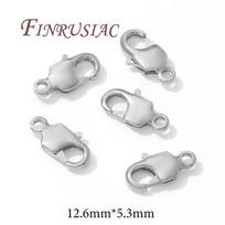 18K Gold Plated Brass Lobster Clasp For Jewelry,DIY Necklace Bracelets Accessories, Clasps Connectors Findings,Jewelry Making 2 pcs