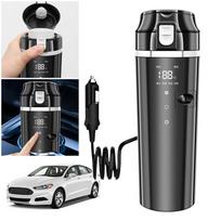 12V/24V Water Warmer Bottle Smart Temperature Control Car Heated Smart Mug Digital LCD Display  Cup Stainless Steel 500ML China Mainland