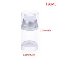 100/120/150ML Portable Travel Container Sub-bottle Press-On Empty Airless Pump Jar Refillable Cream Lotion Vacuum Bottle